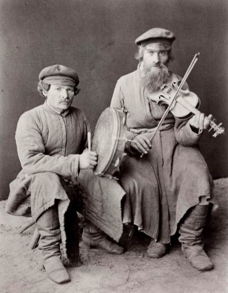 Деревенские музыканты. Киев, 1870-1880"